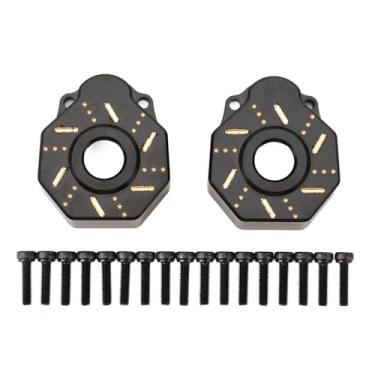 Imagem de SIWOTED 2 PCS Tampa do portal da junta de direção Cor preta Latão dianteiro e traseiro Capa da tampa do portal