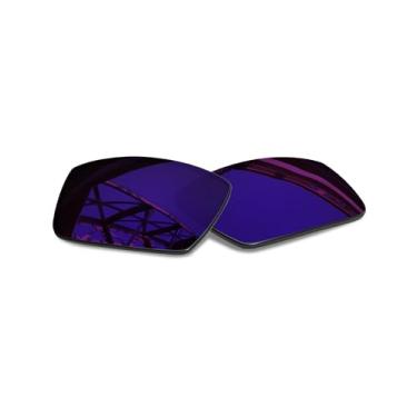Imagem de SmartVLT Lentes de substituição roxas de plasma masculinas para óculos de sol Oakley Canteen 2006