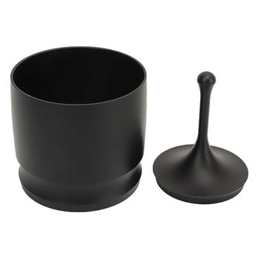 Imagem de Fydun Agitador cego de café de 58 mm, anéis dosadores de liga de alumínio acessórios antivoo coletor de pó suprimentos para fabricação de recipientes de adulteração cinza recipiente copo de poeira