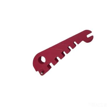 Imagem de Ajustador de curvatura de óculos, armação e braços, protetores de nariz, ferramenta profissional para reparo de óculos DIY (vermelho)