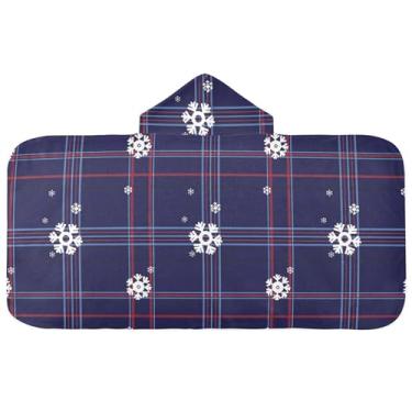 Imagem de Burbuja Toalha de banho com capuz de laço rosa para crianças, toalha de praia de pelúcia macia absorvente para chá de meninas e meninos 3-10 anos, 61 x 127 cm