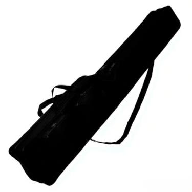 Imagem de Bolsa de Mochila para Carretilha Vara Pesca Duas Camadas Estojo Equipamento Ferramenta Transporte Organizador Armazename