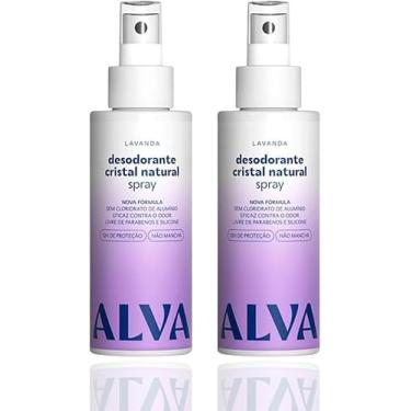 Imagem de KIT 2 Uni Alva Desodorante Spray Cristal Natural Lavanda Vegano 120ml