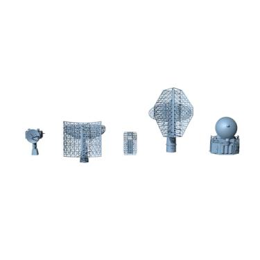 Imagem de MRY-SFW LYCG700403 Kit de atualização de modelo 1/700: Moscow Rigate - Radar superior, radar de leme superior, radar C da porta frontal (conjunto de 1)