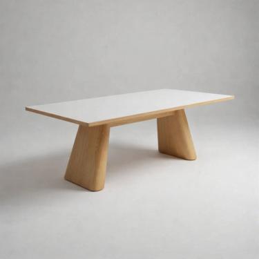 Imagem de Mesa de Jantar  com Vidro 180m x 0,90m- Select- Gold Salas