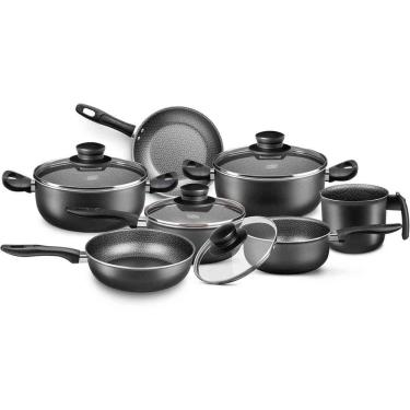 Imagem de Conjunto Panelas Madri Grafite 7 Peças MTA