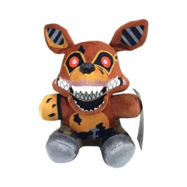 Imagem de Brinquedos De Pelúcia FNAF De 18cm Kawaii Freddy Foxy Bonnie Bear Ribb