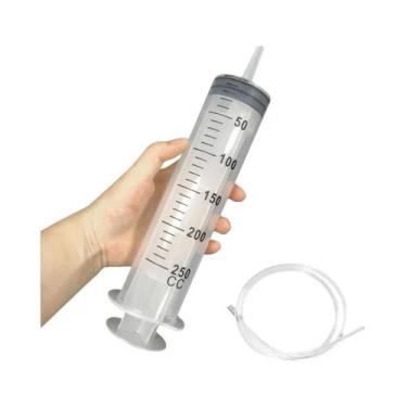 Imagem de Seringa Reutilizável De Grande Capacidade 150ml-500ml Com Tubo De 1,3m
