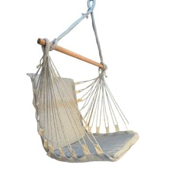 Imagem de Rede Cadeira De Balanço Suspensa para Varandas, Quintais e Piscinas, Projetada para Descanso Relaxante em Família(NEBLINA-CADEIRA)