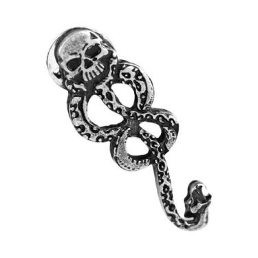 Imagem de Death Eaters Dark Mark Broche Pin Vintage Snake Pin Fãs Mochila Lapela
