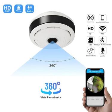 Imagem de Câmera Mini Sem Fio 3MP V380, Monitor De Bebê Inteligente Com Gravação