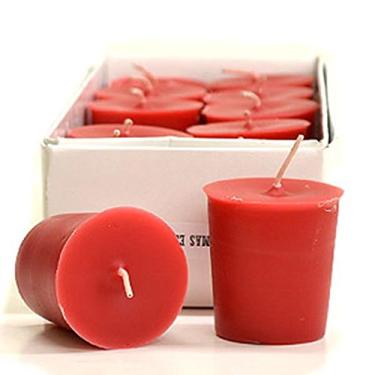 Imagem de Velas votivas perfumadas de maçã e canela
