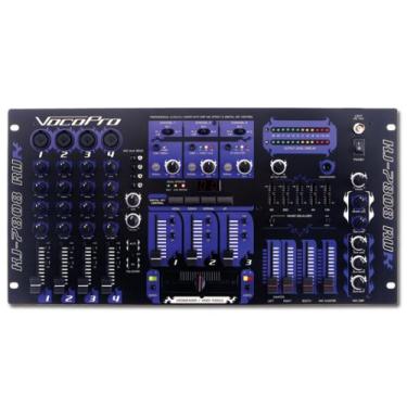 Imagem de VocoPro Mixer profissional KJ-7808RV KJ/DJ/VJ com efeito de microfone DSP e controle de tecla digital