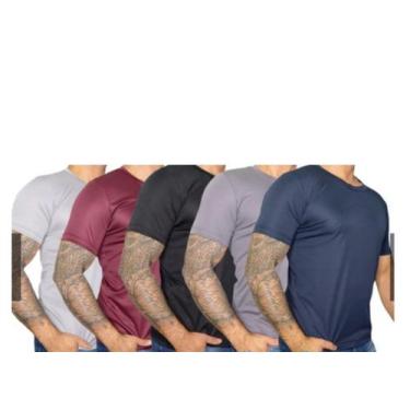 Imagem de Kit de 20 camisetas dry fit masculina - academia treino corrida - OLY 