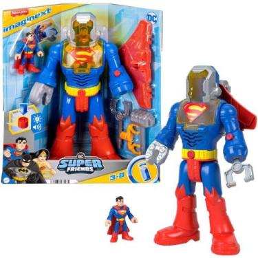 Imagem de Imaginext Superman Insiders Robô com LUZ, Som e Acessórios - Fisher-Pr