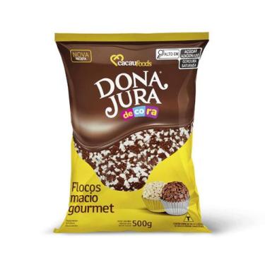 Imagem de Flocos Macio Gourmet Mesclado 500g Decora Dona Jura - Cacau Foods