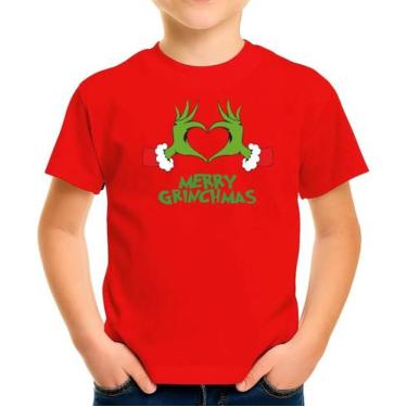 Imagem de Camisa Camiseta Infantil Juvenil Para Menino Menina Para Natal Natalin