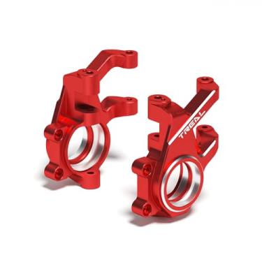 Imagem de TREAL 7075 Aluminum Front Steering Knuckles for Traxxas FUNCO 8S VXL 1:6 Sand Car(Red)