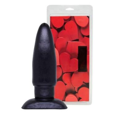 Imagem de Plug Anal Maciço 12 X 3,5Cm Brinquedo Erótico Anal Estimulador Suave e Macio PG05 (PRETO)