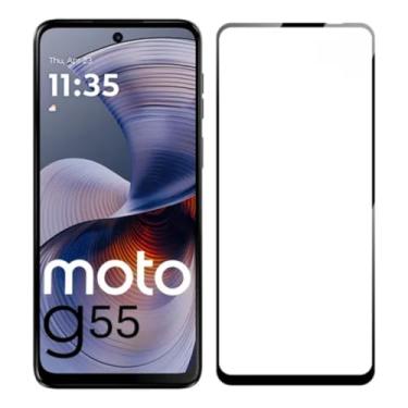 Imagem de [GL CASES] Película Para Moto G55 Vidro Temperado Anti Impacto Risco 3D 9H Pelicula Motorola Moto G55 Protetor De Tela Com Cobertura Total + Kit De Limpeza