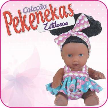 Imagem de Boneca Coleção Pekenekas Estilosas - Sid Nyl, Negra