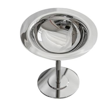 Imagem de Aqur2020 Tigela de Sobremesa de Aço Inoxidável 304 Com Base Com Pés, Elegante Copo Parfait de Pudim de Sorvete para Restaurantes, Banquetes, Festas e Uso Doméstico