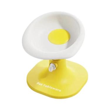 Imagem de Tigela De Comida E Água Para Gato Com Altura Ajustável, Antiderrapante