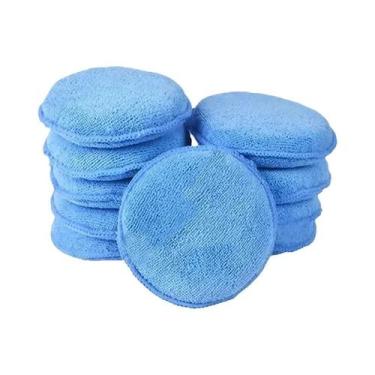 Imagem de Esponjas Aplicadoras De Cera De Microfibra Azuis De 5 Polegadas Ultra 