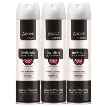 Imagem de 3 Desodorantes Invisible 150ml Above Women