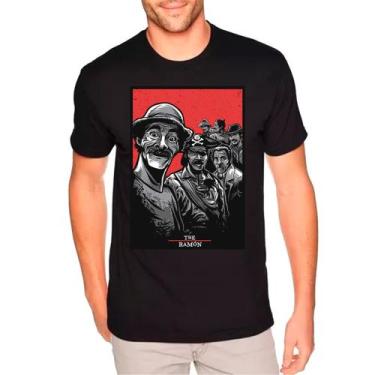 Imagem de Camiseta desenho sr madruga turma chaves camisa masculina lançamento 0