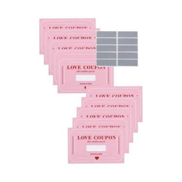 Imagem de Cupons De Amor Para Casais Com Função De Raspar, 10 Ou 20 Peças, Prese