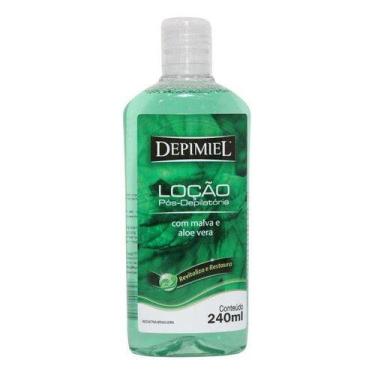 Imagem de Loção Pós Depilatório Com Malva E Aloe Vera Depimiel 240g