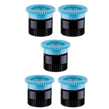 Imagem de Kit 5 Bocal Ajustável 6A Para Aspersor Hunter Pro Spray Azul