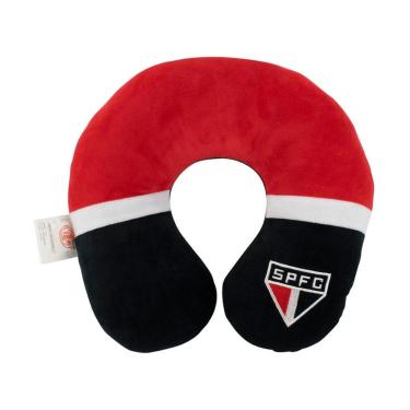 Imagem de Pescoceira Escudo Time 28x29cm - São Paulo SPFC-Unissex