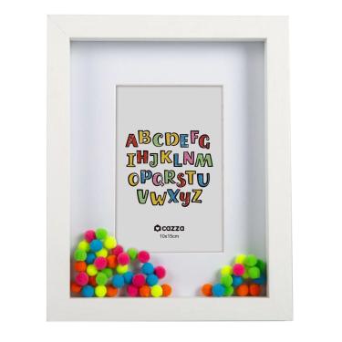 Imagem de Porta-Retrato Cazza Kids Fun MDF 10x15cm
