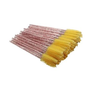Imagem de Pincéis De Maquiagem Para Cílios Crystal, 100-200 Peças, Microbrush, P
