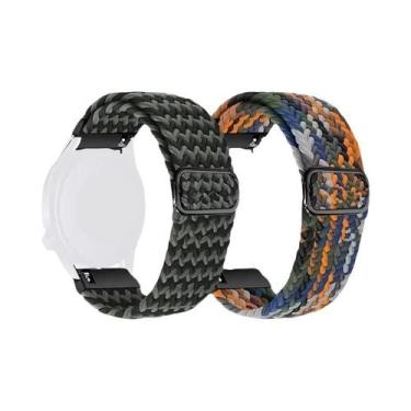 Imagem de Pulseira Trançada De 18/20/22mm 2 Peças Para Samsung Watch 6, Amazfit 