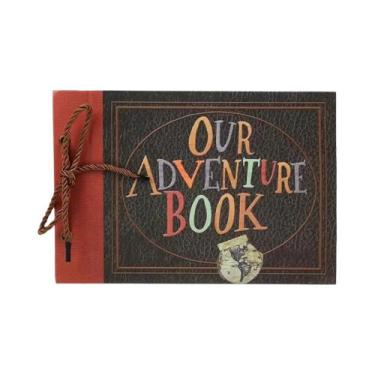 Imagem de Álbum De Fotos Artesanal Retro Kraft DIY Com 40 Páginas Para Aniversár