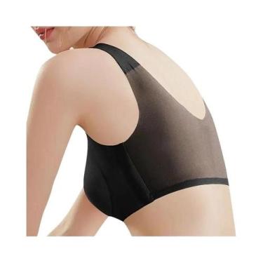 Imagem de Sutiã Feminino Sem Fio, Sem Costura, Ultrafino, Respirável, Push-up, L