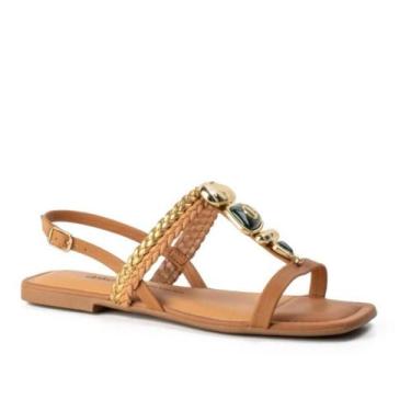 Imagem de Sandalia Dakota Rives - Feminina - Marrom - 36, Marrom, 36