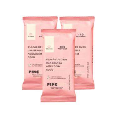 Imagem de Kit 3X: Barra de Proteína Beijinho Sem Açúcar Pincbar 50g