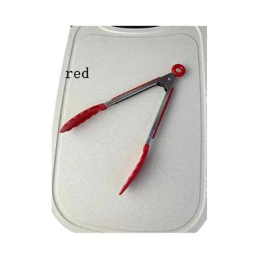 Imagem de Pinças De Cozinha Em Aço Inoxidável Resistentes Ao Calor E Antiderrapa