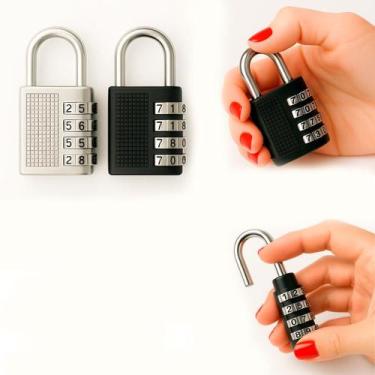 Imagem de Cadeado Senha Reajustável Resistente Ferrugem Ideal  Lockers Armários 