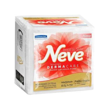 Imagem de Papel Higiênico Neve Interfolhado Folha Dupla - 250 Folhas