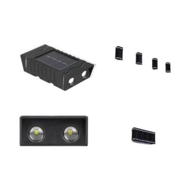 Imagem de Lâmpada De Parede LED Solar À Prova d'Água Para Exterior, Iluminação S