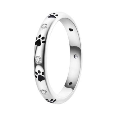 Imagem de Anel Empilhável De Prata 925 Com Flor E Vaga-lume Para Mulheres, Joia 