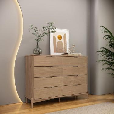 Imagem de Cômoda 8 Gavetas Nest 100% Madeira Maciça Tauari