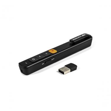 Imagem de Apresentador sem Fio AP-200 com Controle de Slides e Volume, Laser Vermelho 650NM, Alca...