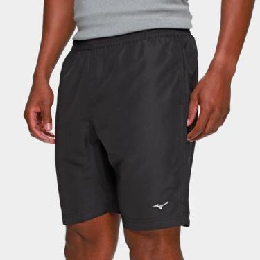 Imagem de Bermuda Mizuno Rip Stop Masculina, Preto, P