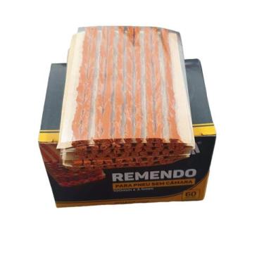 Imagem de Refil Para Conserto De Pneu Moto Sem Camara Caixa Com 60 Pecas - TOP R